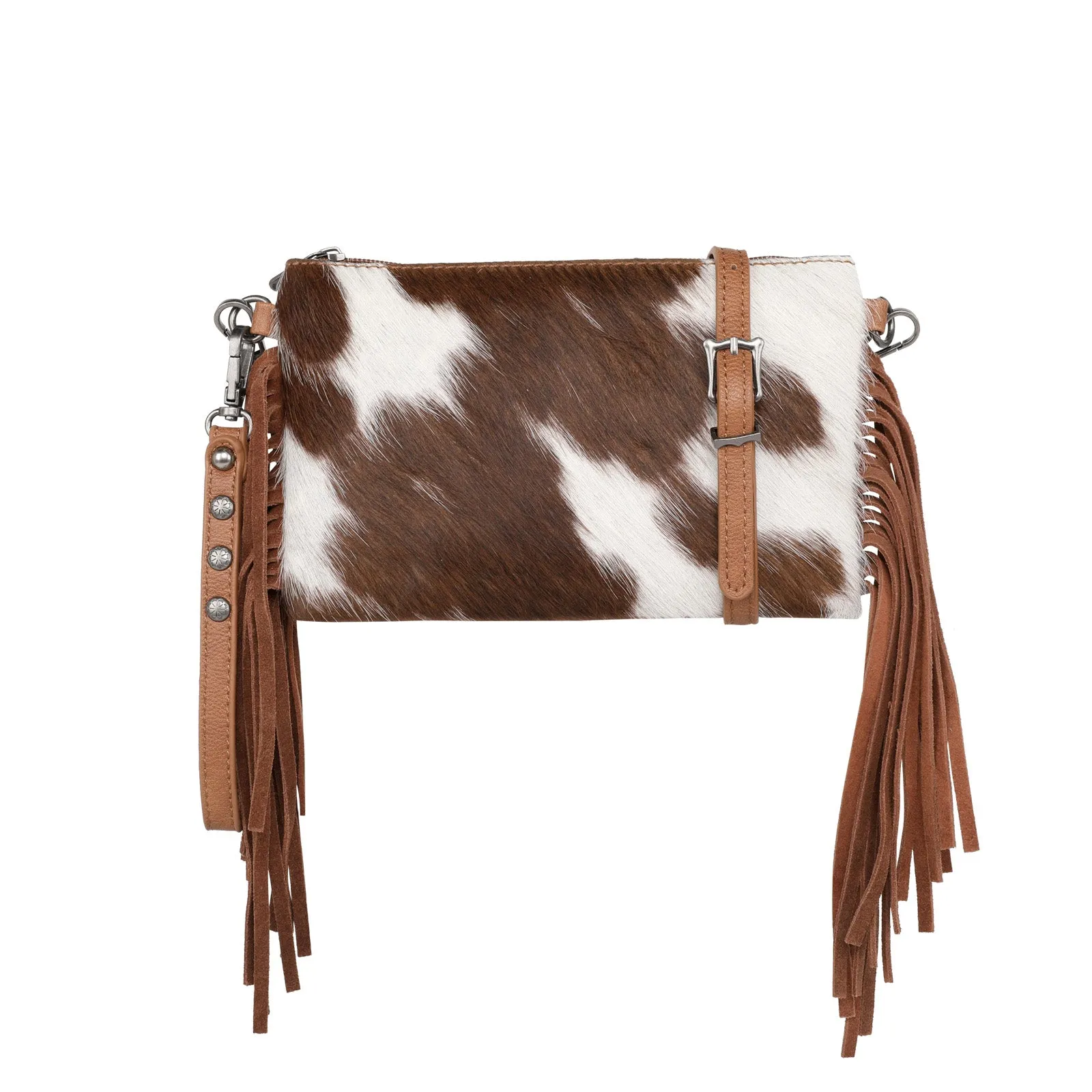 MW1219-181 Montana West Hair-On Collection Clutch/Crossbody