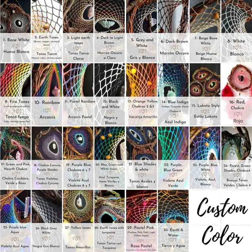 Native and spiritual dream catcher energy field stones, authentic crystals dream Hunter