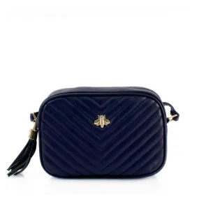 NAVY BEE LOGO CROSS BODY BAG