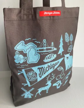 *NEW* Michigan Icons Canvas Tote