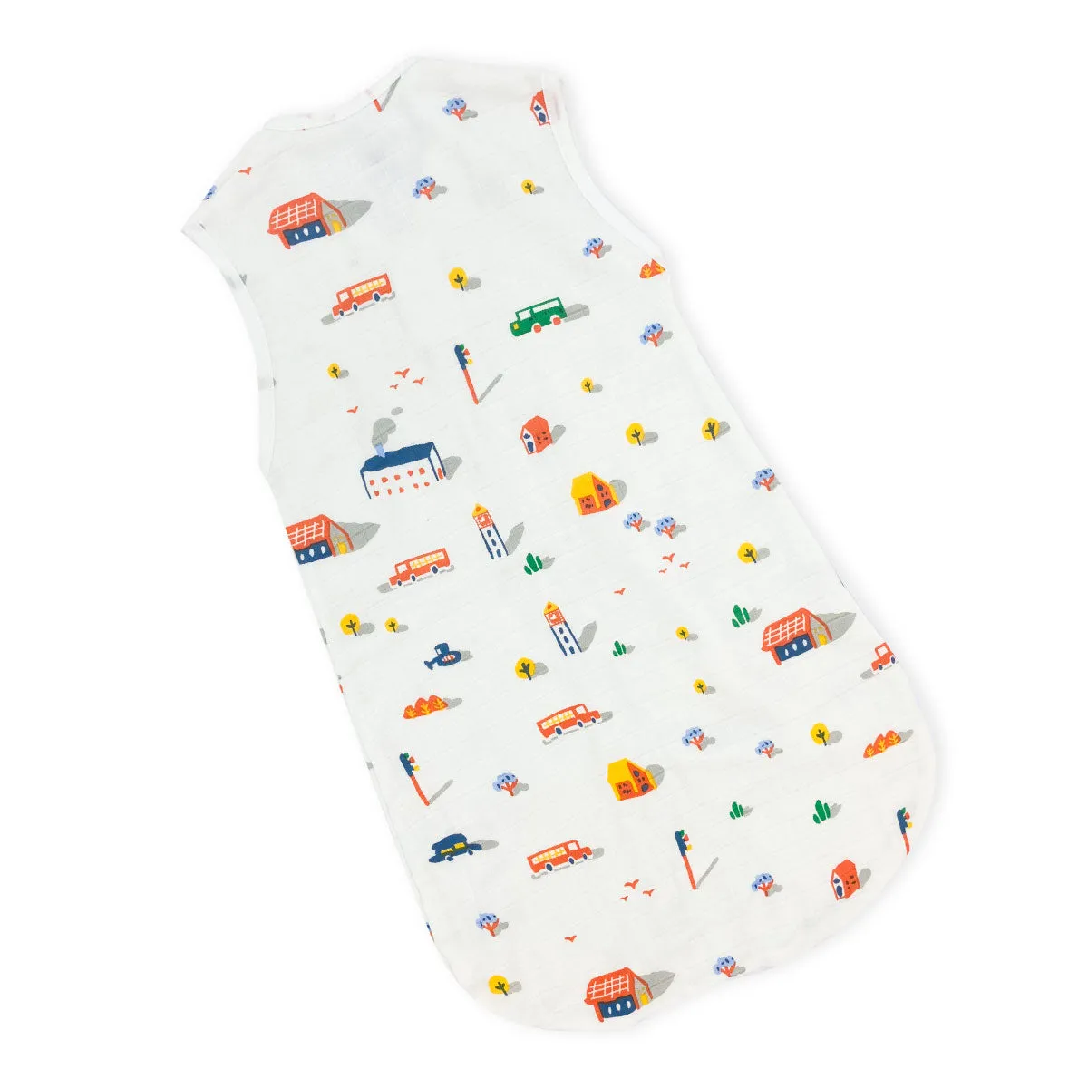 Organic Muslin Baby Sleeping Bag -House