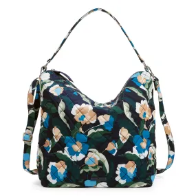 Oversize Hobo Shoulder Bag - Immersed Blooms