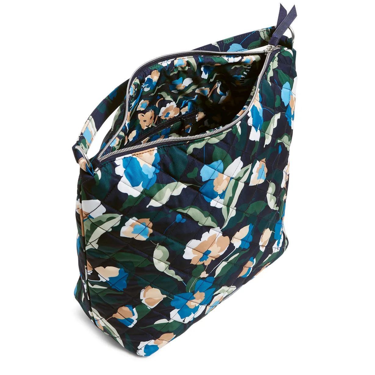 Oversize Hobo Shoulder Bag - Immersed Blooms