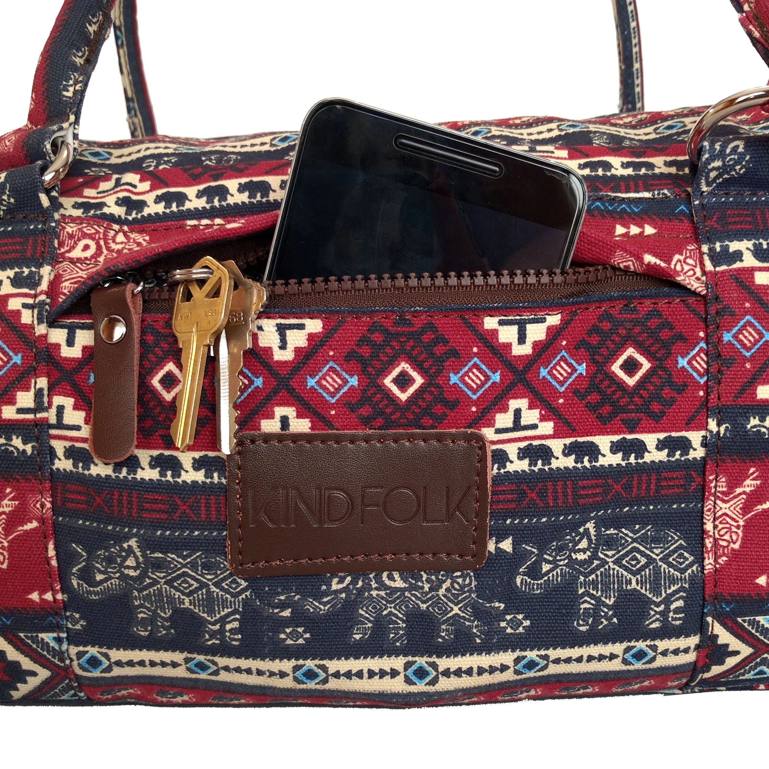 Patterned Yoga Mat Duffel Bag