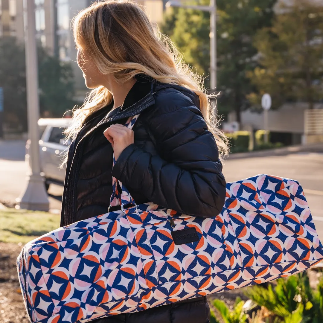 Patterned Yoga Mat Duffel Bag