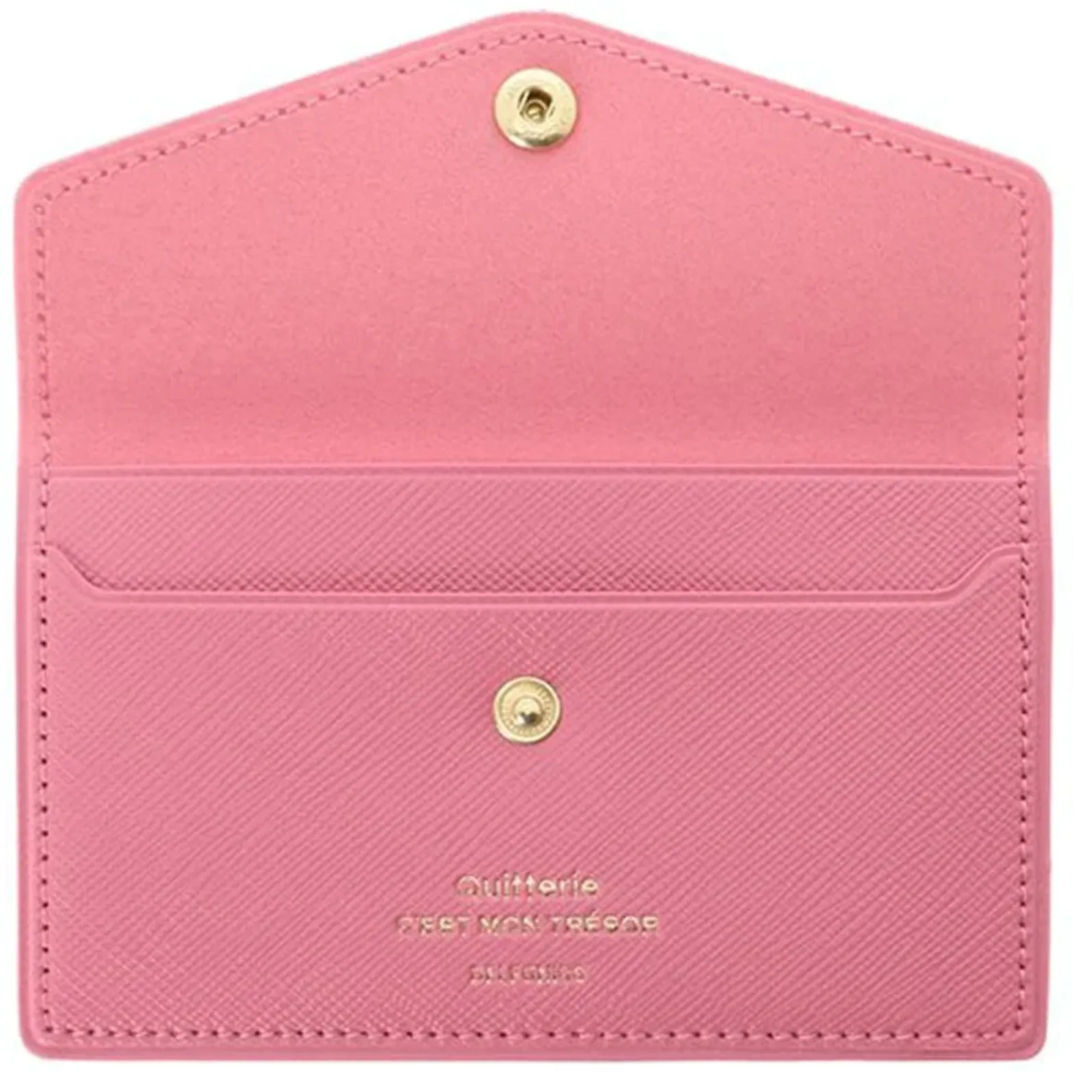 Quitterie Snap Card Case – Pink