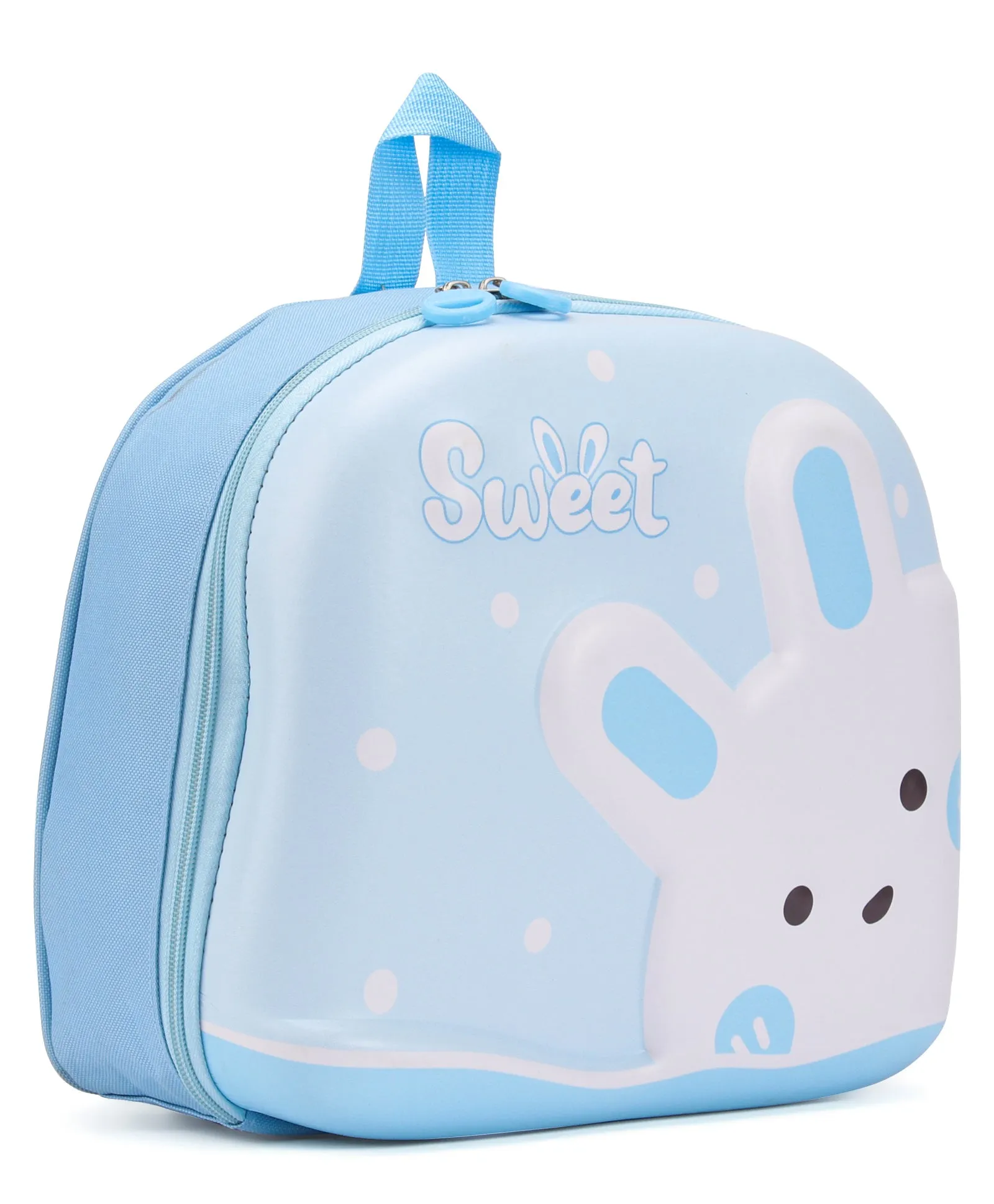 Rabbit Design 3D Hard Case Backpack - Blue