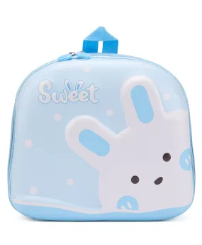 Rabbit Design 3D Hard Case Backpack - Blue