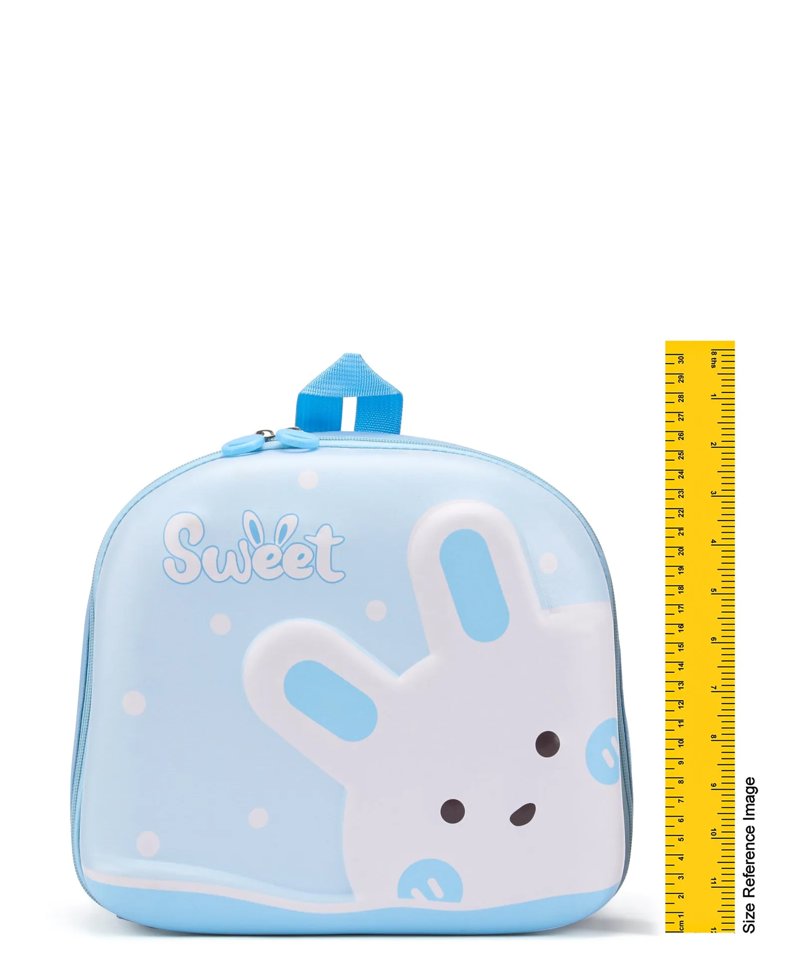 Rabbit Design 3D Hard Case Backpack - Blue