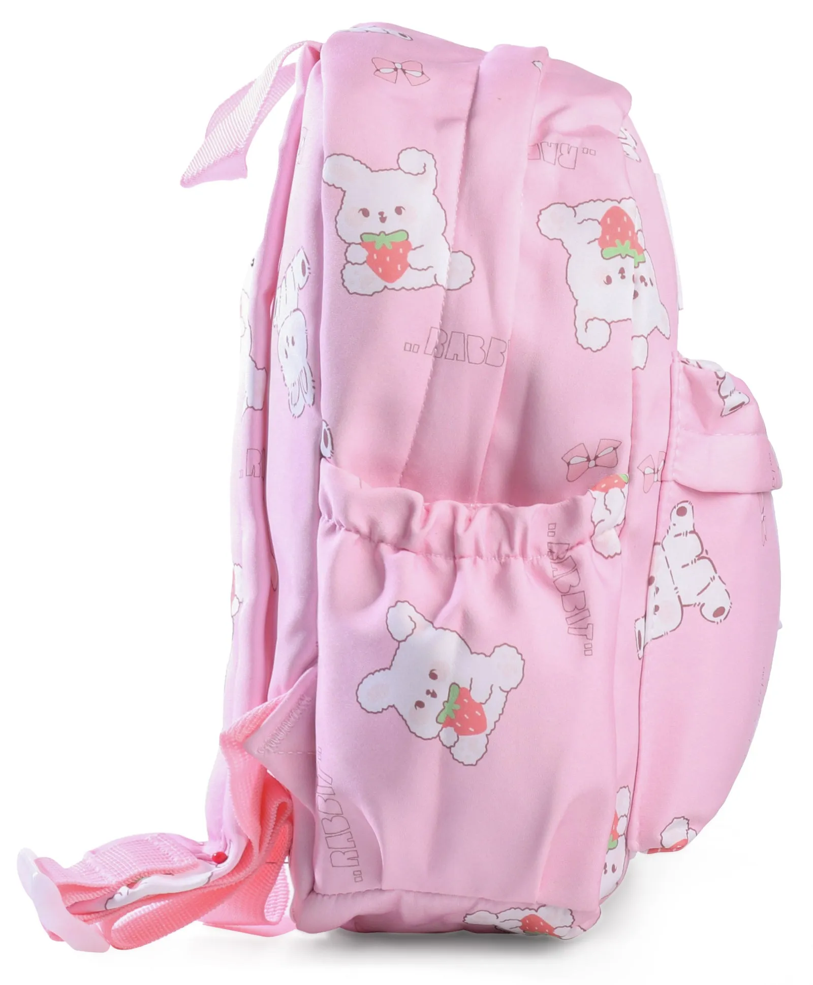 RABBIT PRINT BACKPACK - PINK