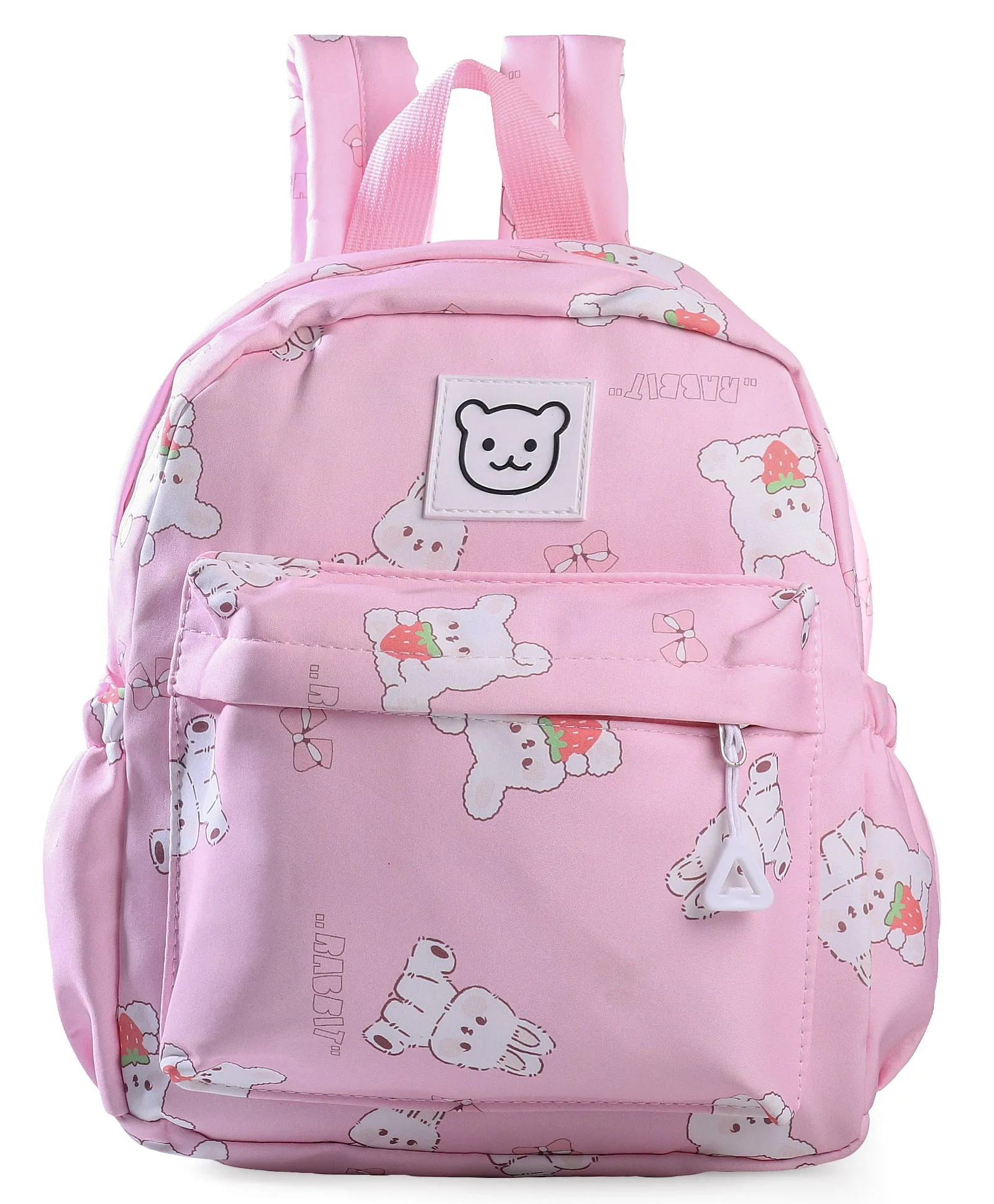 RABBIT PRINT BACKPACK - PINK