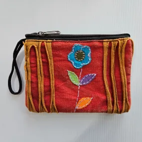 Razor Cut Applique Coin Purse