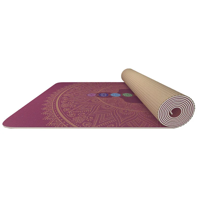 RDX D3 Iris 6mm PVC Yoga Mat Pink Sundial