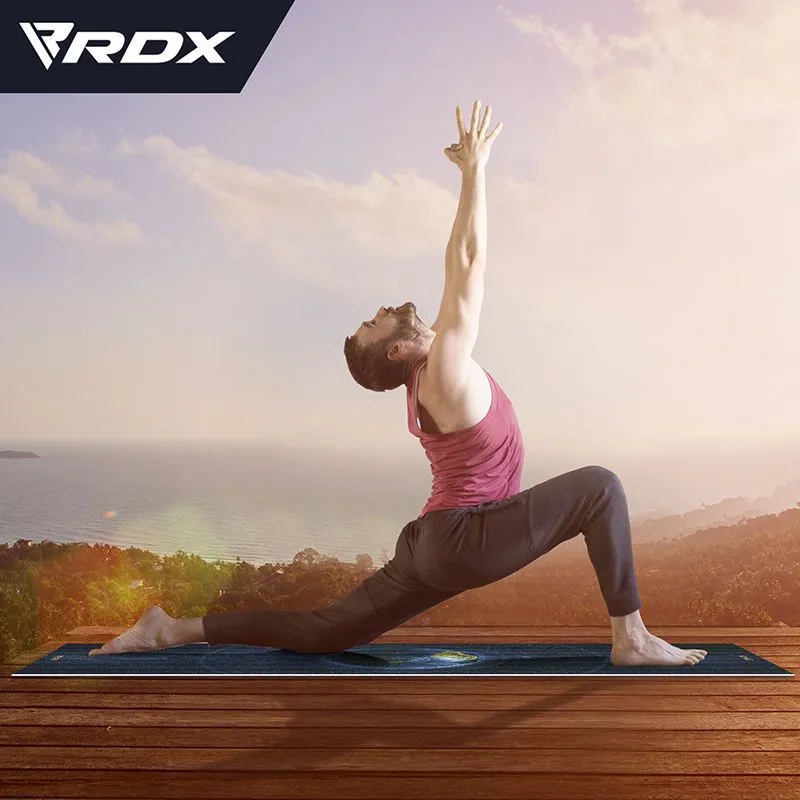 RDX D9 Iris 6mm PVC Yoga Mat Space Medallion