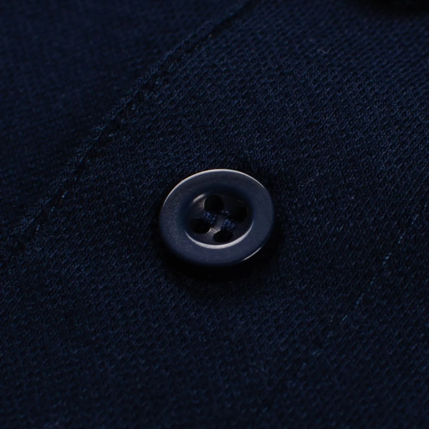 Red Golf Bag Badge Polo Navy - AW23