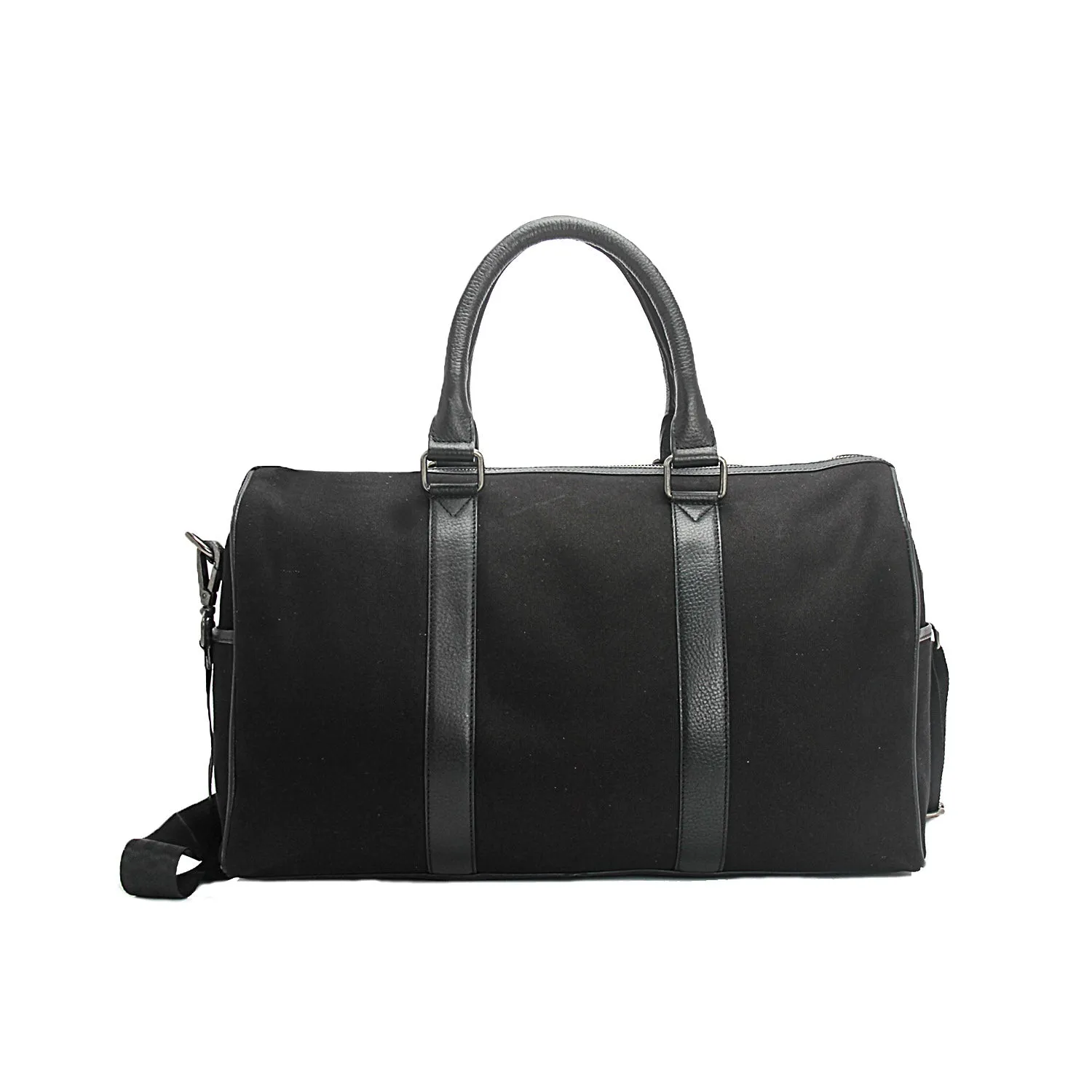 Reggie Black Large Duffle Bag