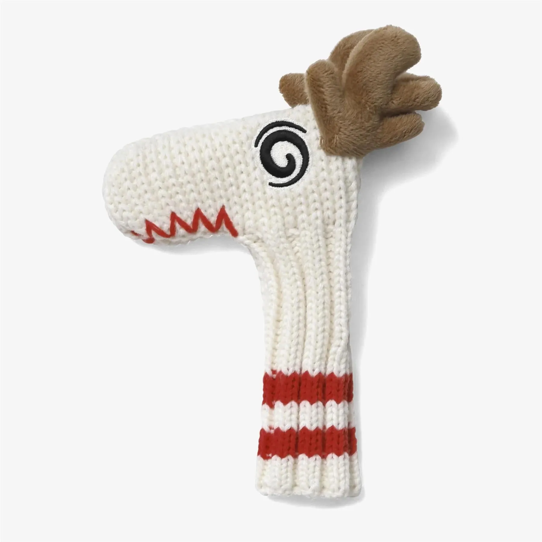 Rudolph Knit Blade Putter Cover Ivory/Red - W24