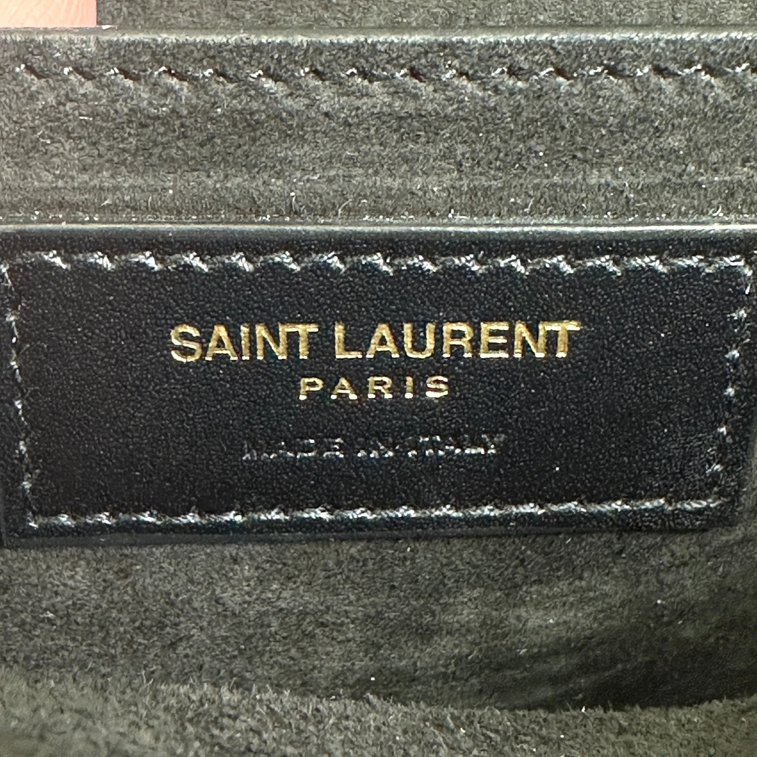 Saint Laurent Betty Satchel Shoulder Bag - Black Leather