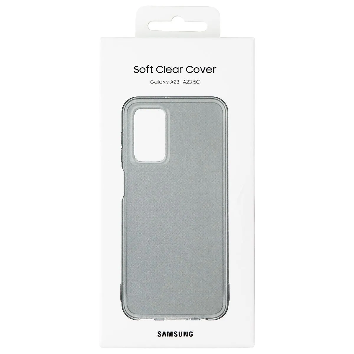 Samsung Soft Clear Cover for Samsung Galaxy A23 and A23 5G - Black