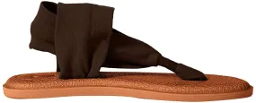 Sanuk Women's Yoga Sling 2 LX Chocolate Brown Metallic Bronze Sandals - Women's