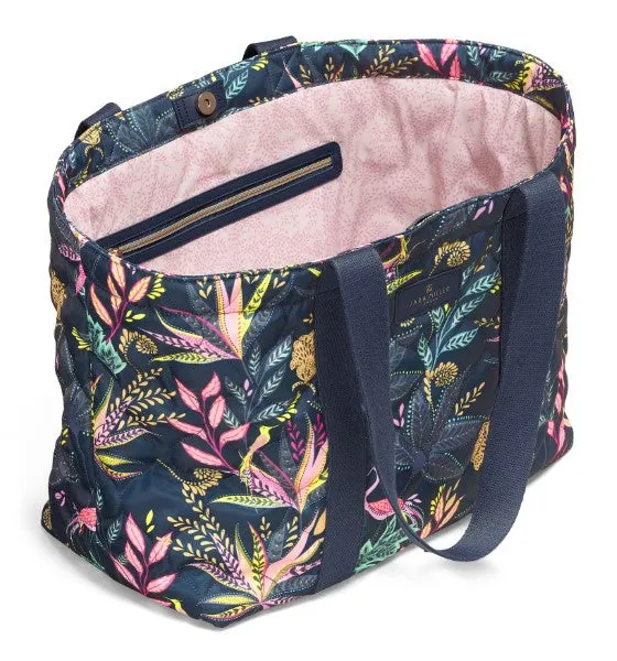 Sara Miller Botanic Paradise Quilted Travel Tote Bag