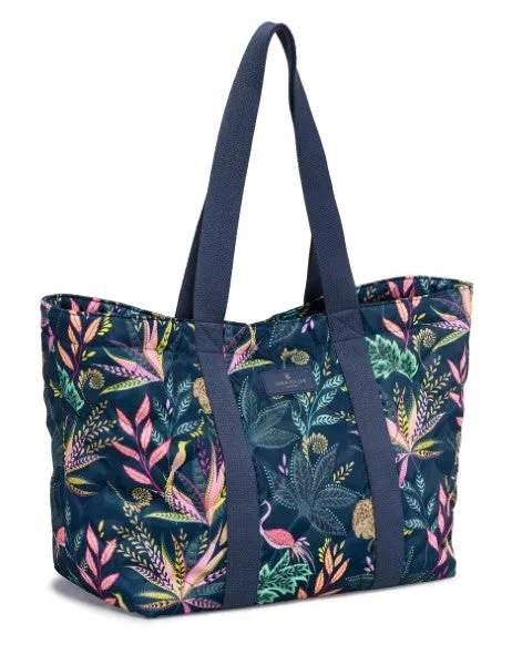 Sara Miller Botanic Paradise Quilted Travel Tote Bag