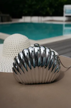 Seashell Purse in Silver