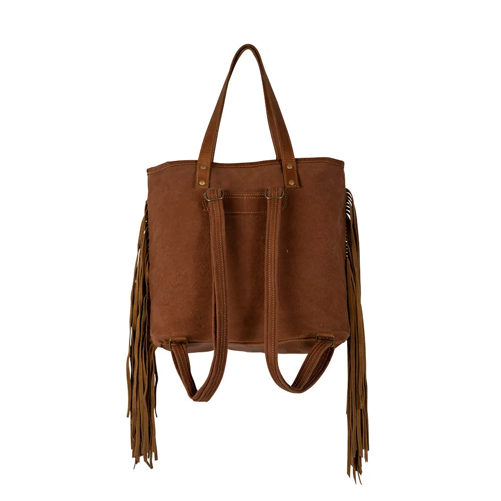 Sedona Star Fringed Tote Bag