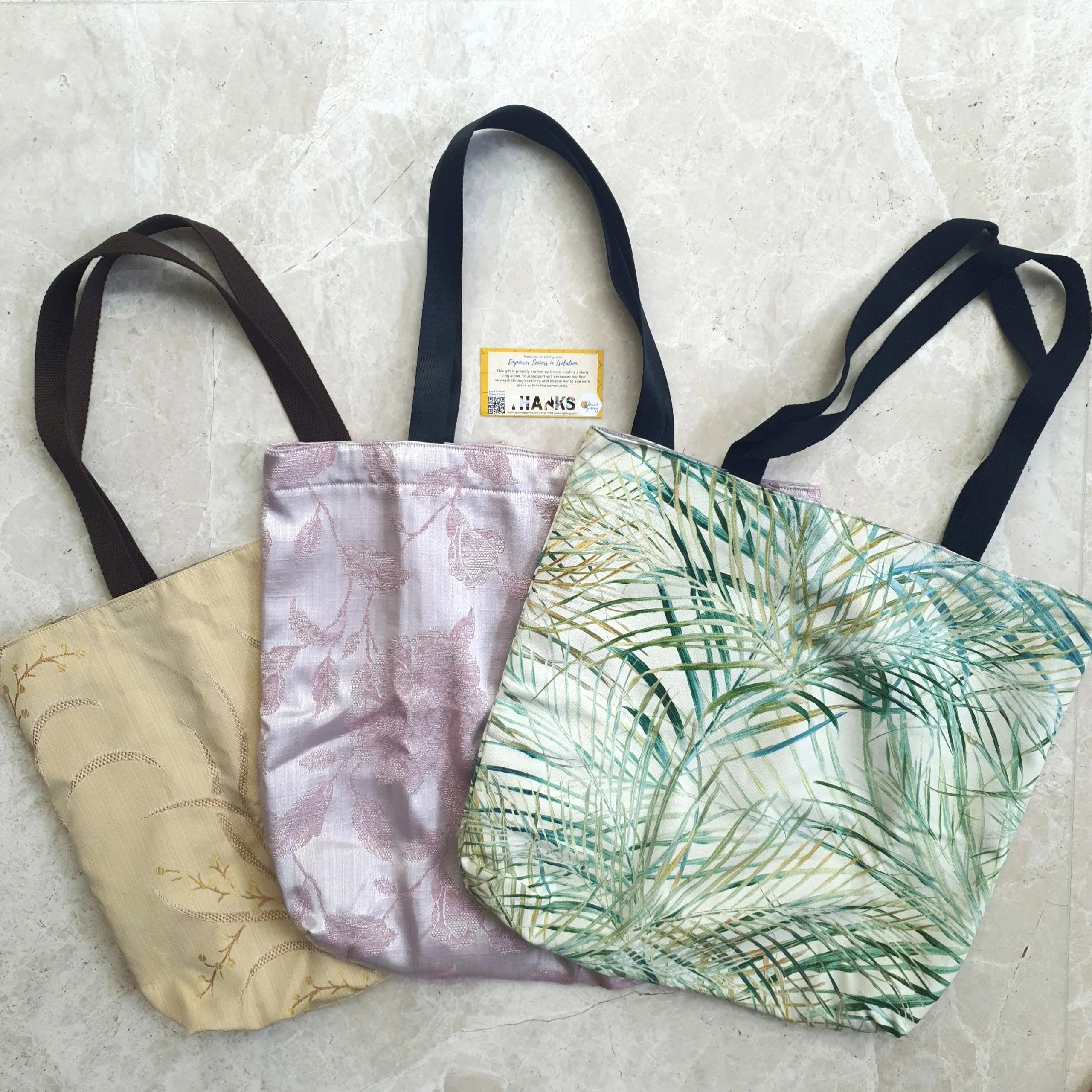 Shopping Tote bag with pouch