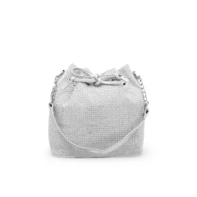 Silver Formal Shoulder Bag P36118