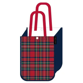 Simply Southern eco bag red plaid