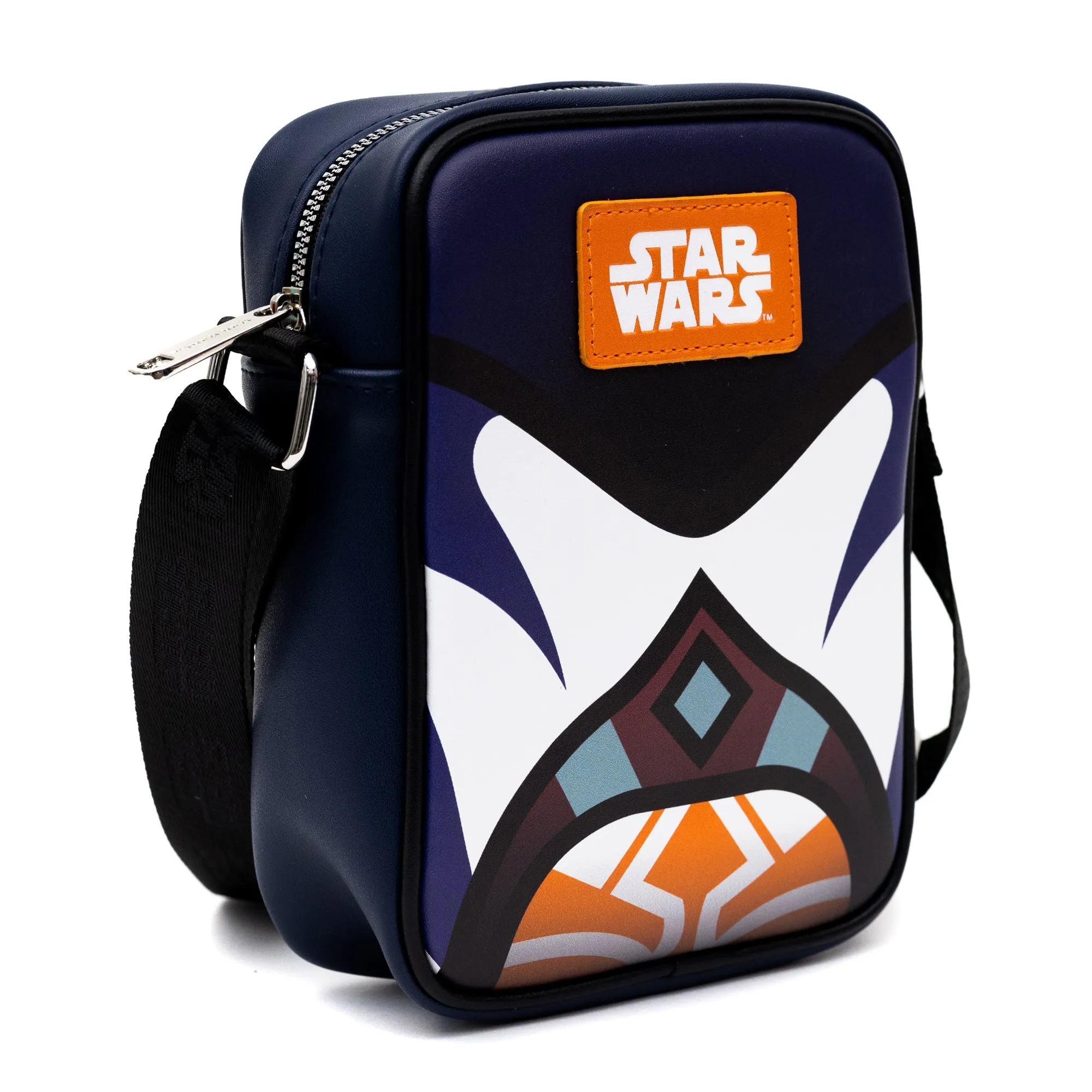 Star Wars Bag and Wallet Combo, Star Wars Ahsoka Tano Character Close Up Blue, Vegan Leather