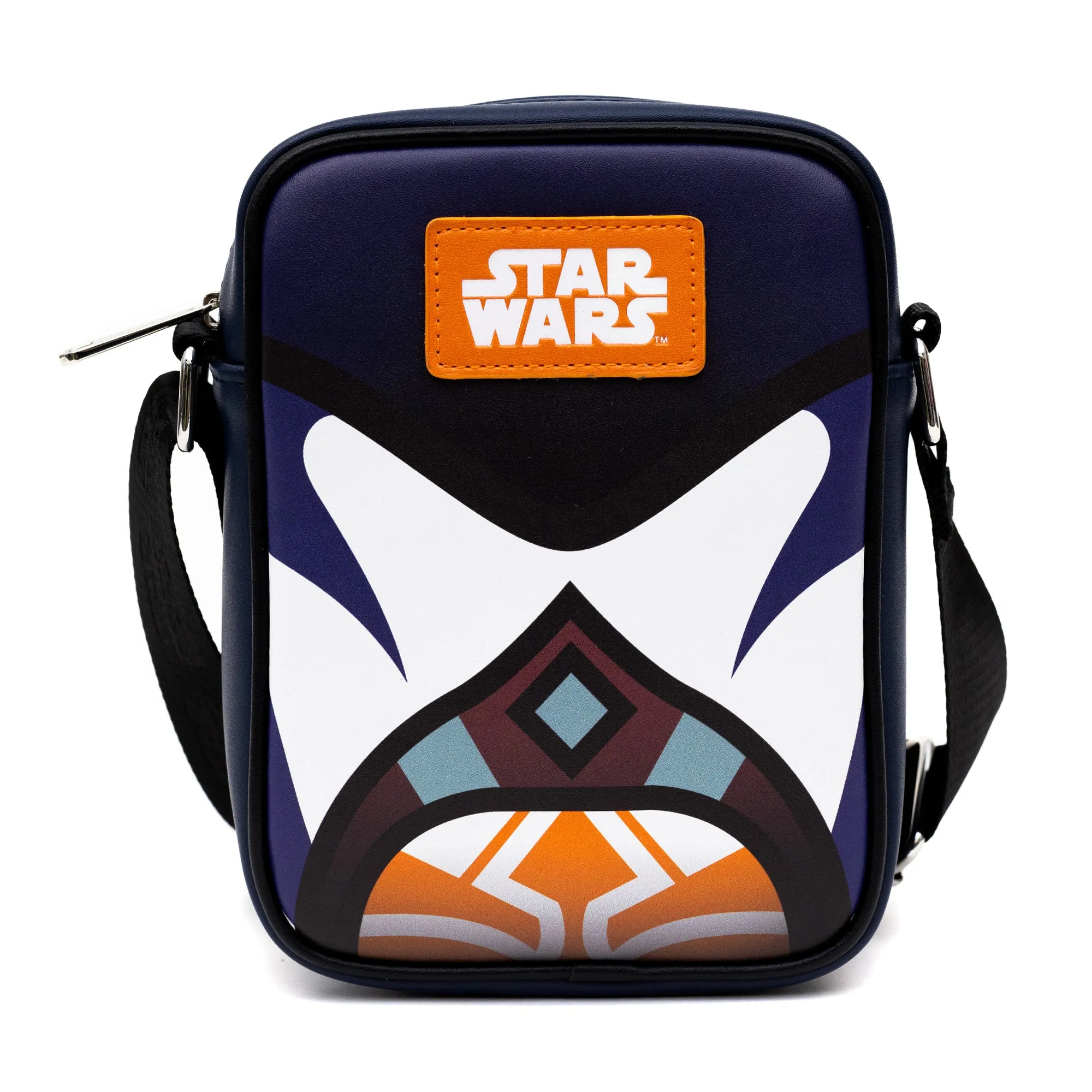 Star Wars Bag and Wallet Combo, Star Wars Ahsoka Tano Character Close Up Blue, Vegan Leather