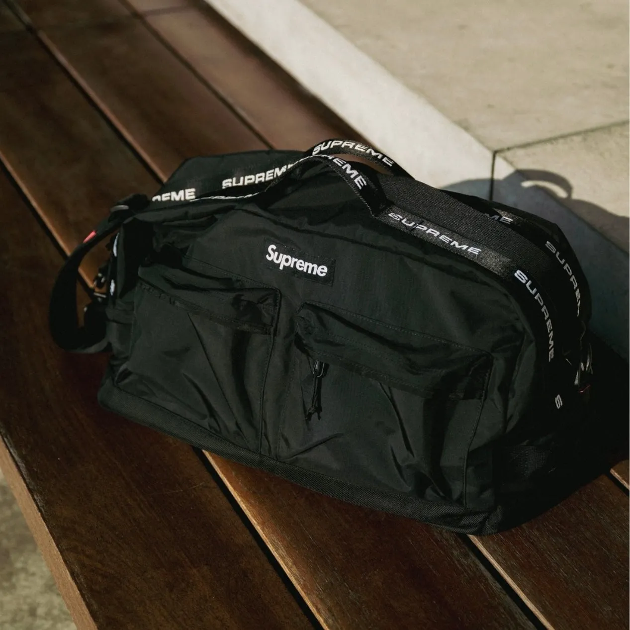 Supreme Duffle Bag Black