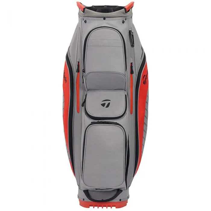 TaylorMade Lite Cart Bag - Grey/Blood Orange