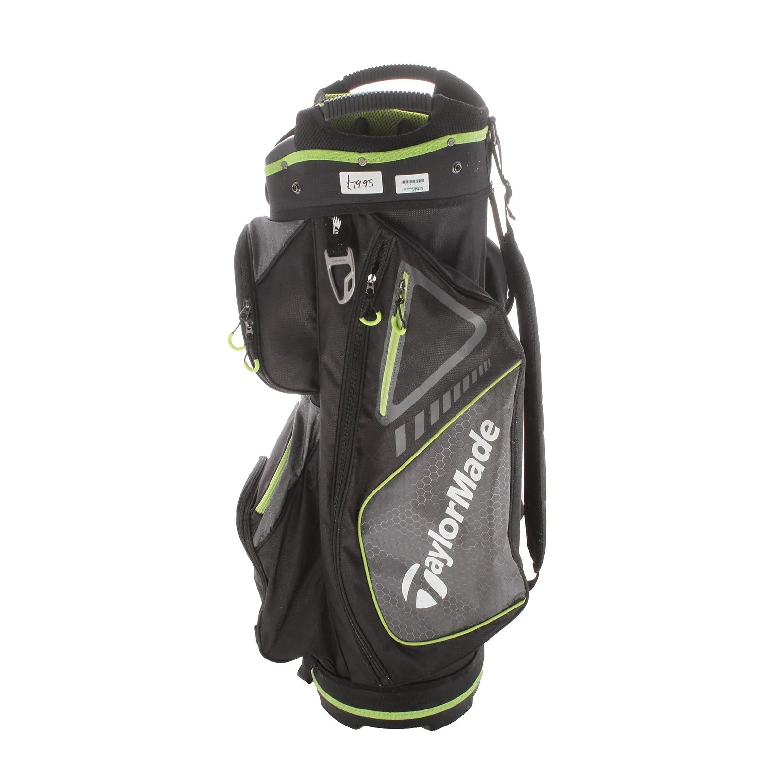 TaylorMade Second Hand Cart Bag - Black/Lime