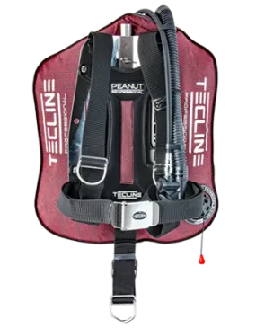 Tecline Peanut 21 Professional BC System (21kg/ 46lbs) - Red Kevlar Set DIR Adjustable