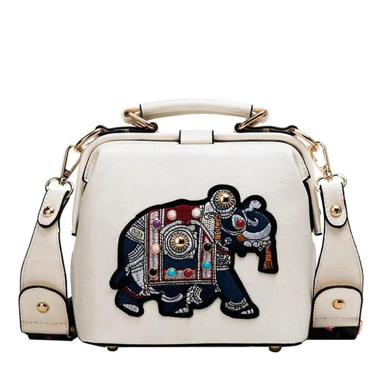 TEEK - Embroidered Elephant Bag