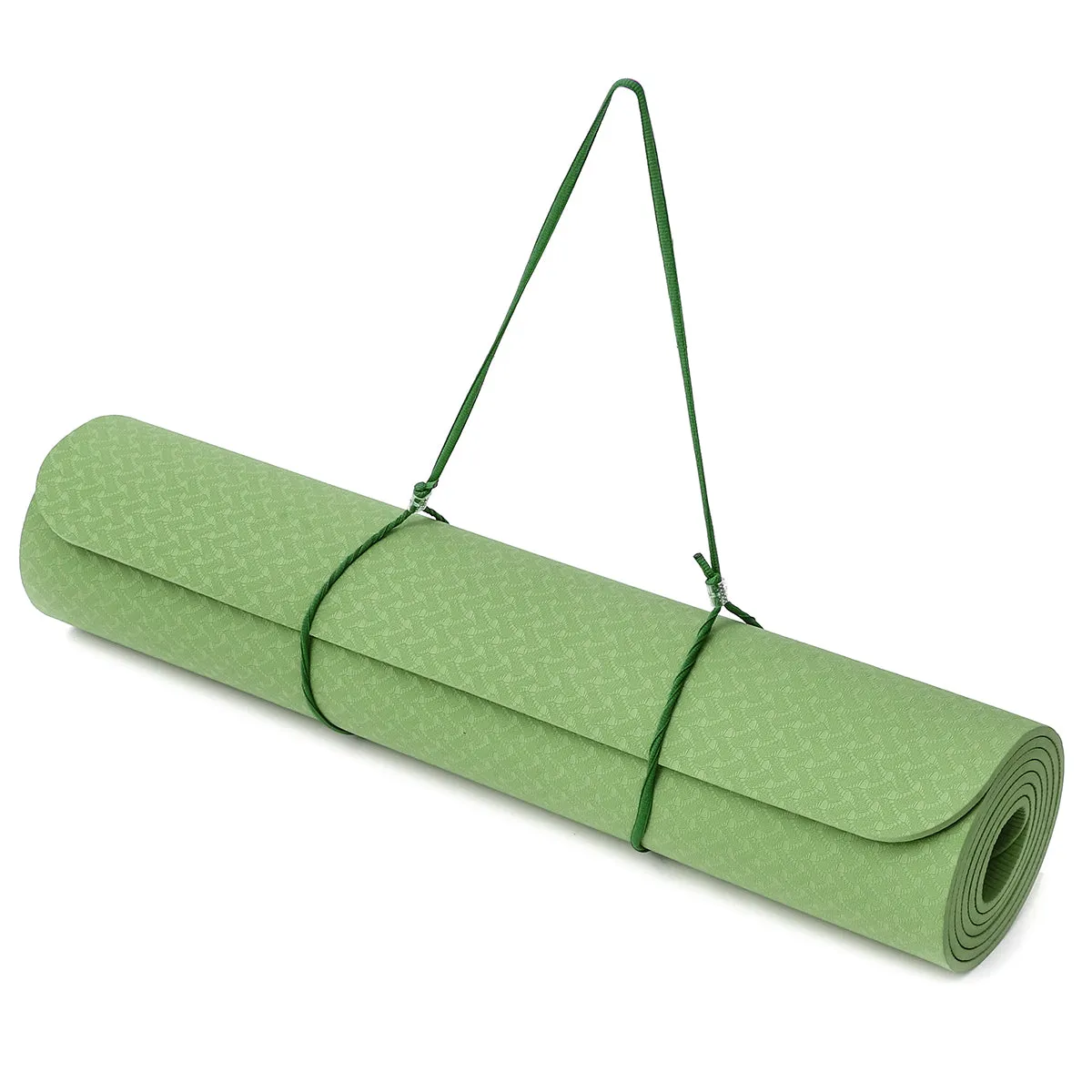 Thickened Two-Color TPE Yoga Mat Anti-Slip Environmentally Friendly Tasteless Fitness Yoga Exercise Mat