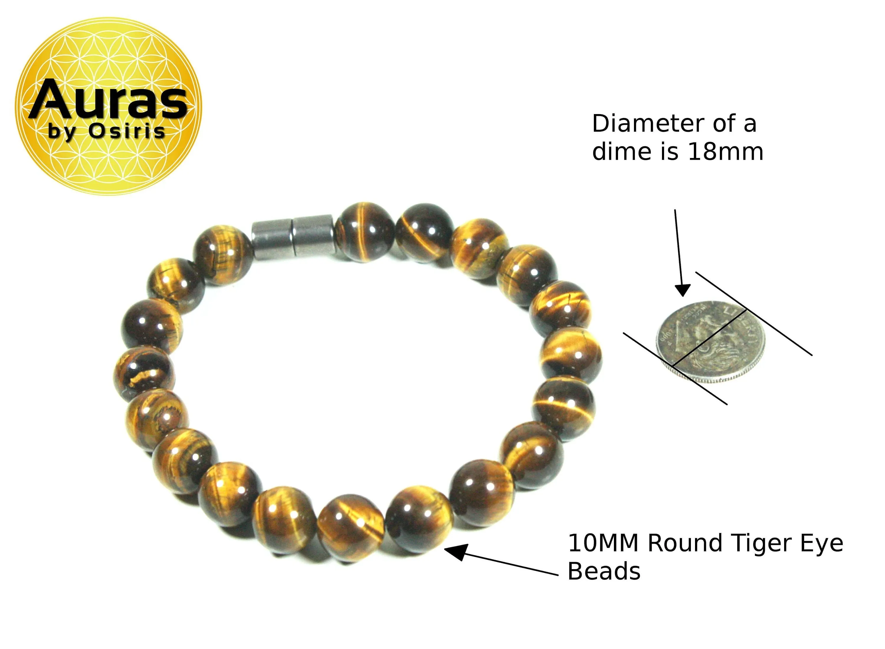 Tiger Eye Bracelet for Men/Women - Protection Crystals - Confidence - Tigers Eye Crystal Jewelry