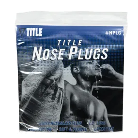 TITLE Boxing Nose Plugs – 50 Pack