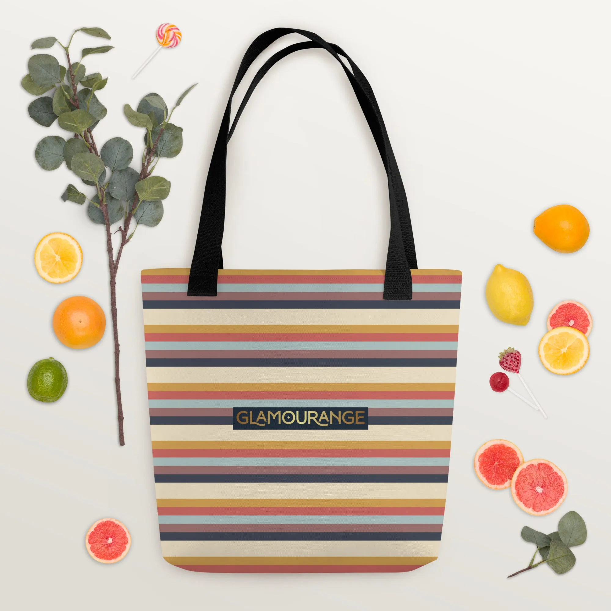 Tote Bag Women Designer (Stripe Bag Pattern 0012)