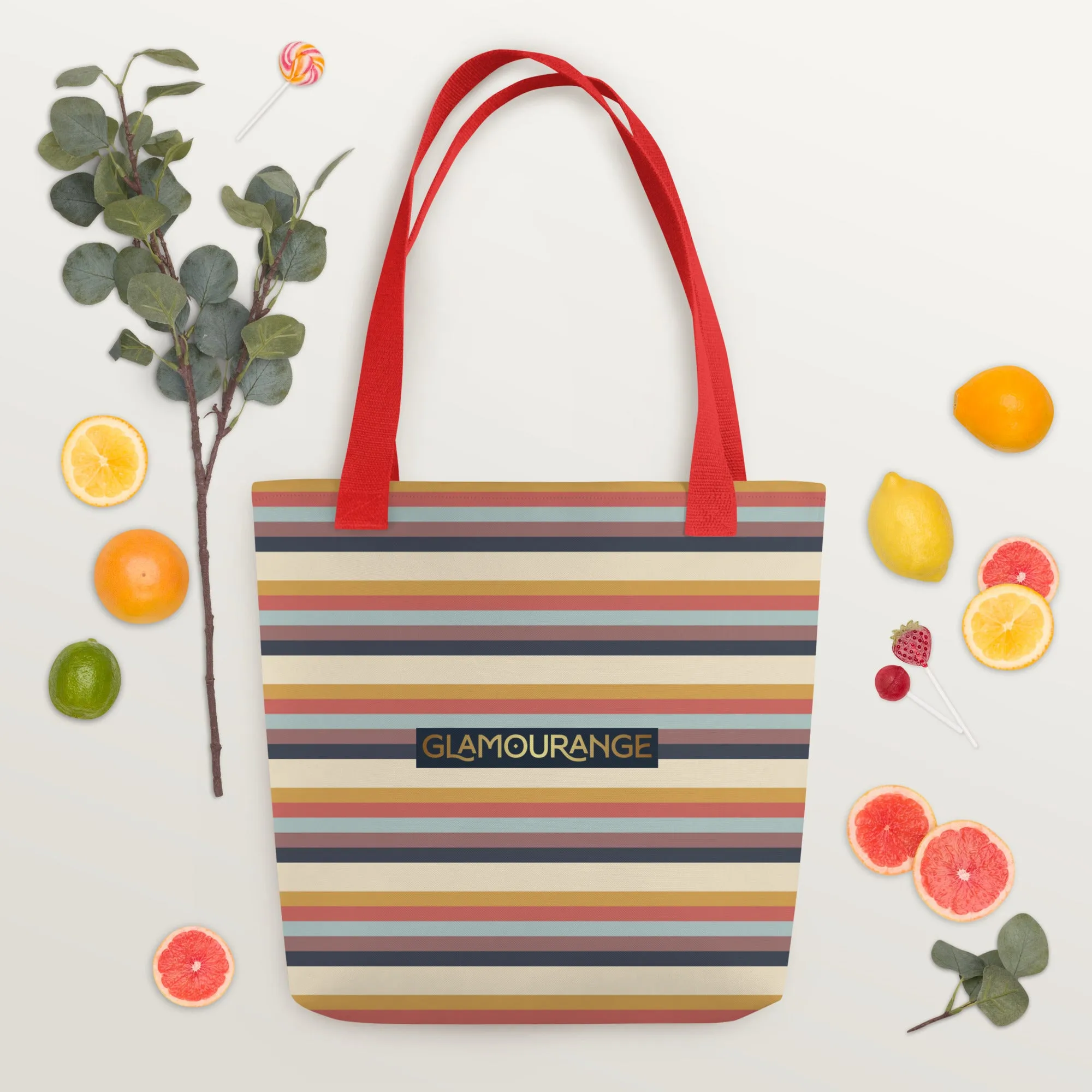 Tote Bag Women Designer (Stripe Bag Pattern 0012)