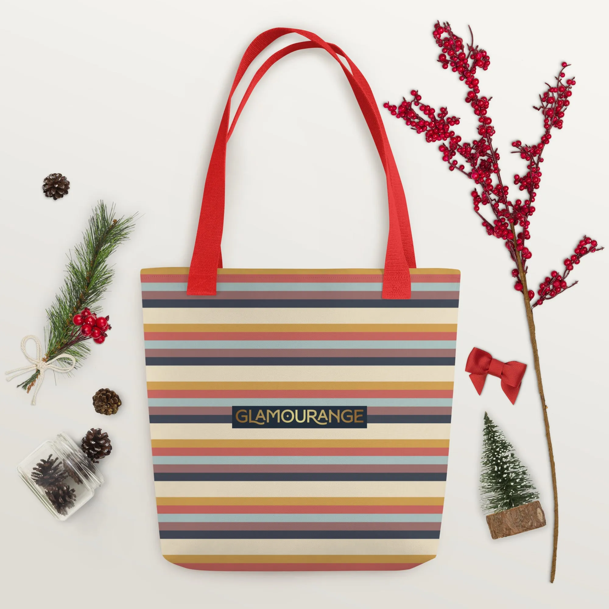 Tote Bag Women Designer (Stripe Bag Pattern 0012)