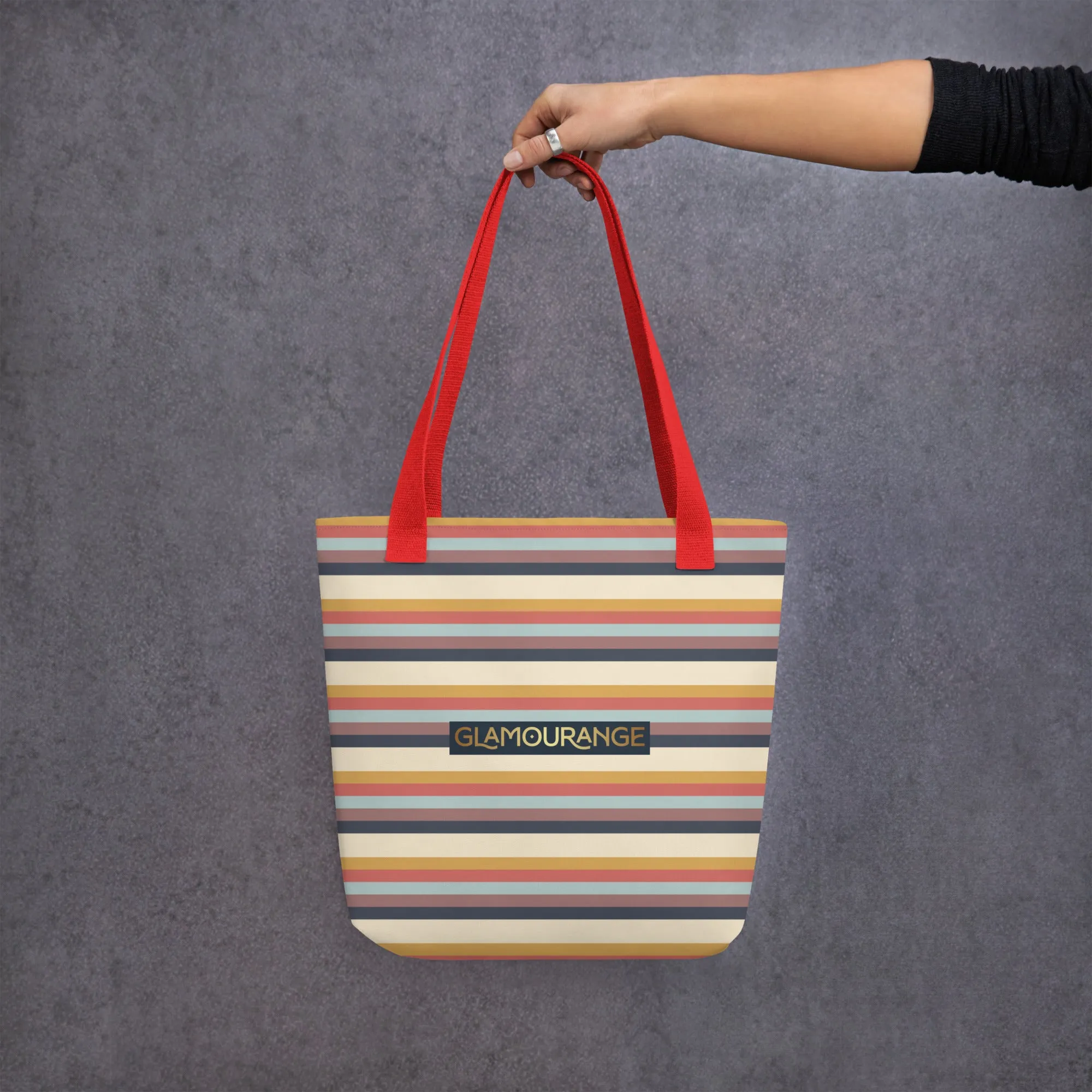 Tote Bag Women Designer (Stripe Bag Pattern 0012)