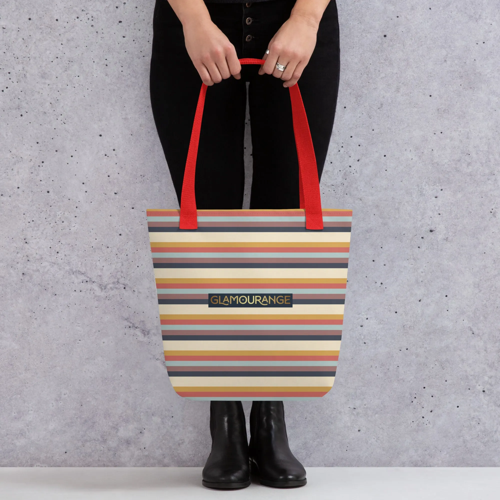 Tote Bag Women Designer (Stripe Bag Pattern 0012)