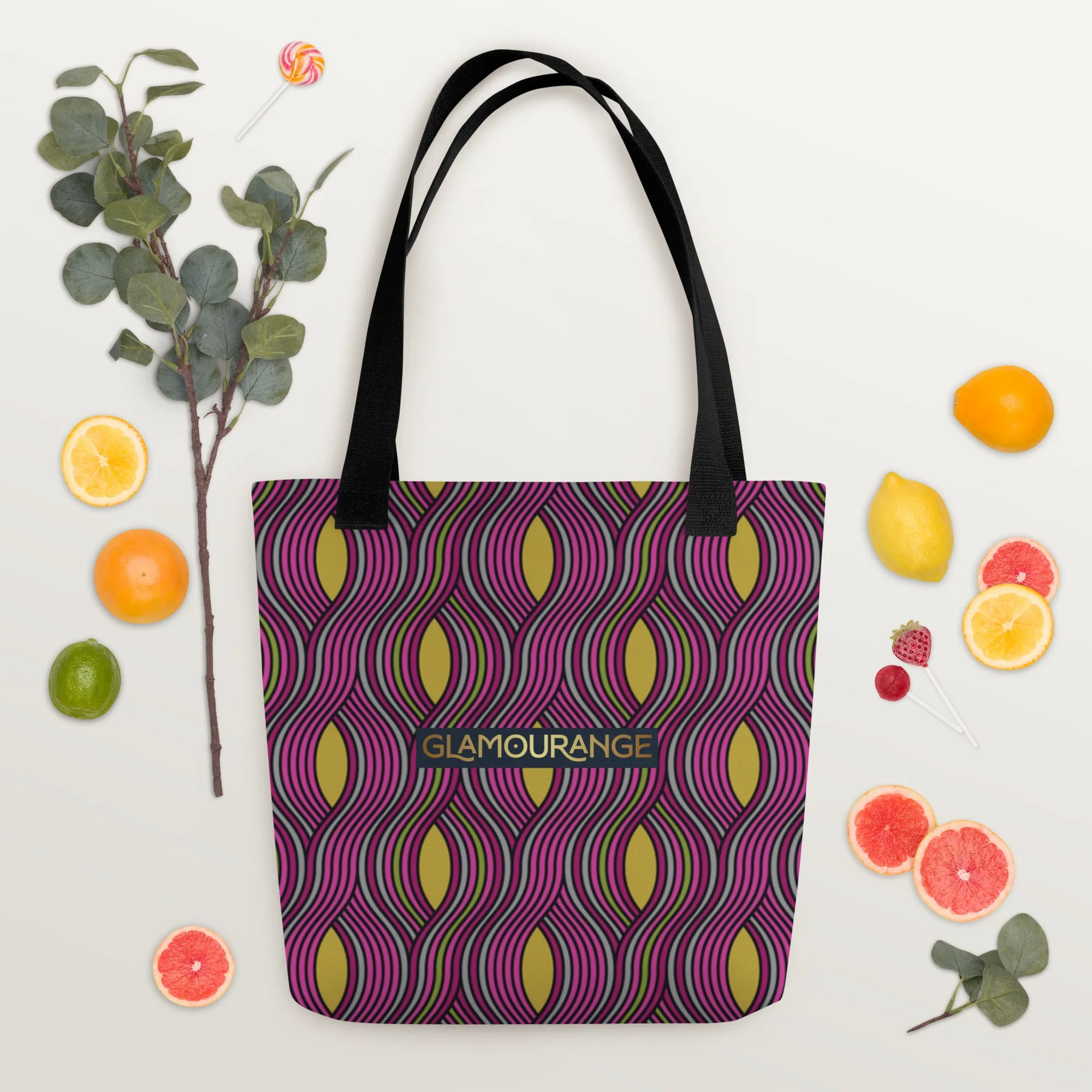 Tote Bag Women Designer (Stripe Bag Pattern 0015)