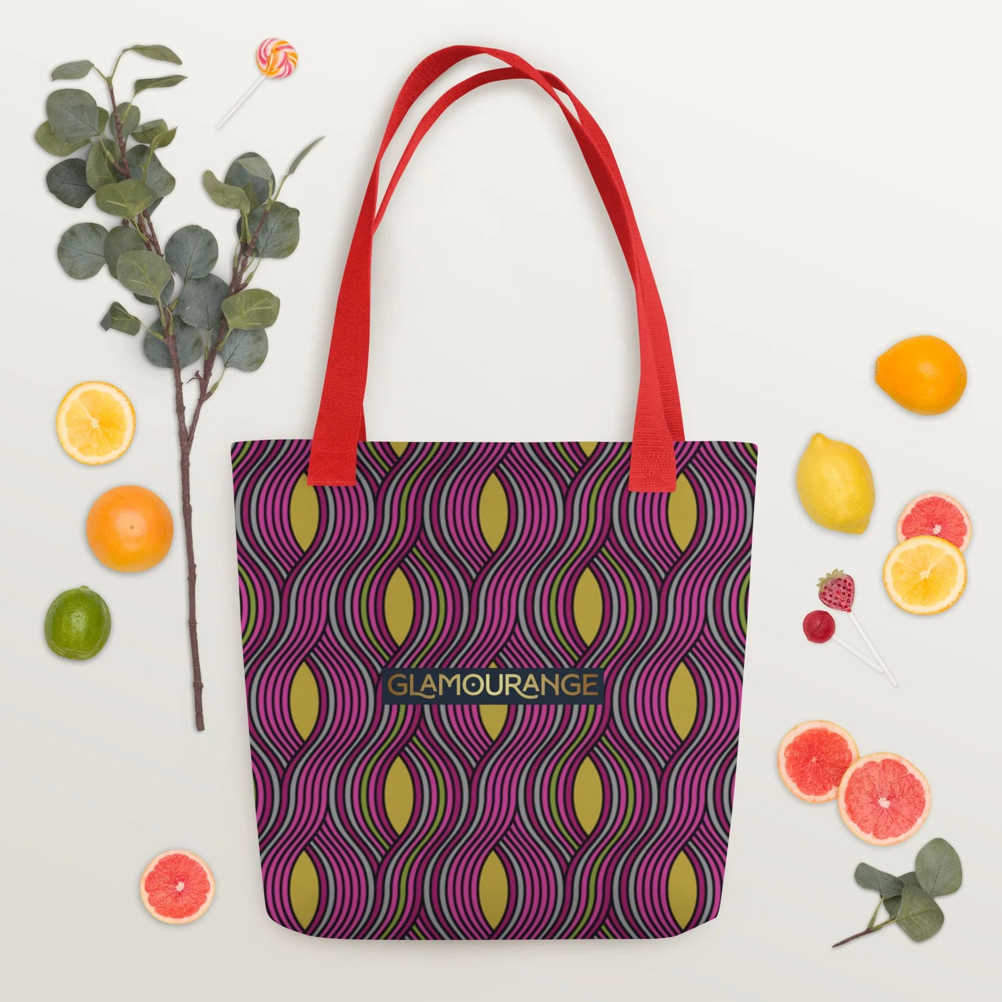 Tote Bag Women Designer (Stripe Bag Pattern 0015)