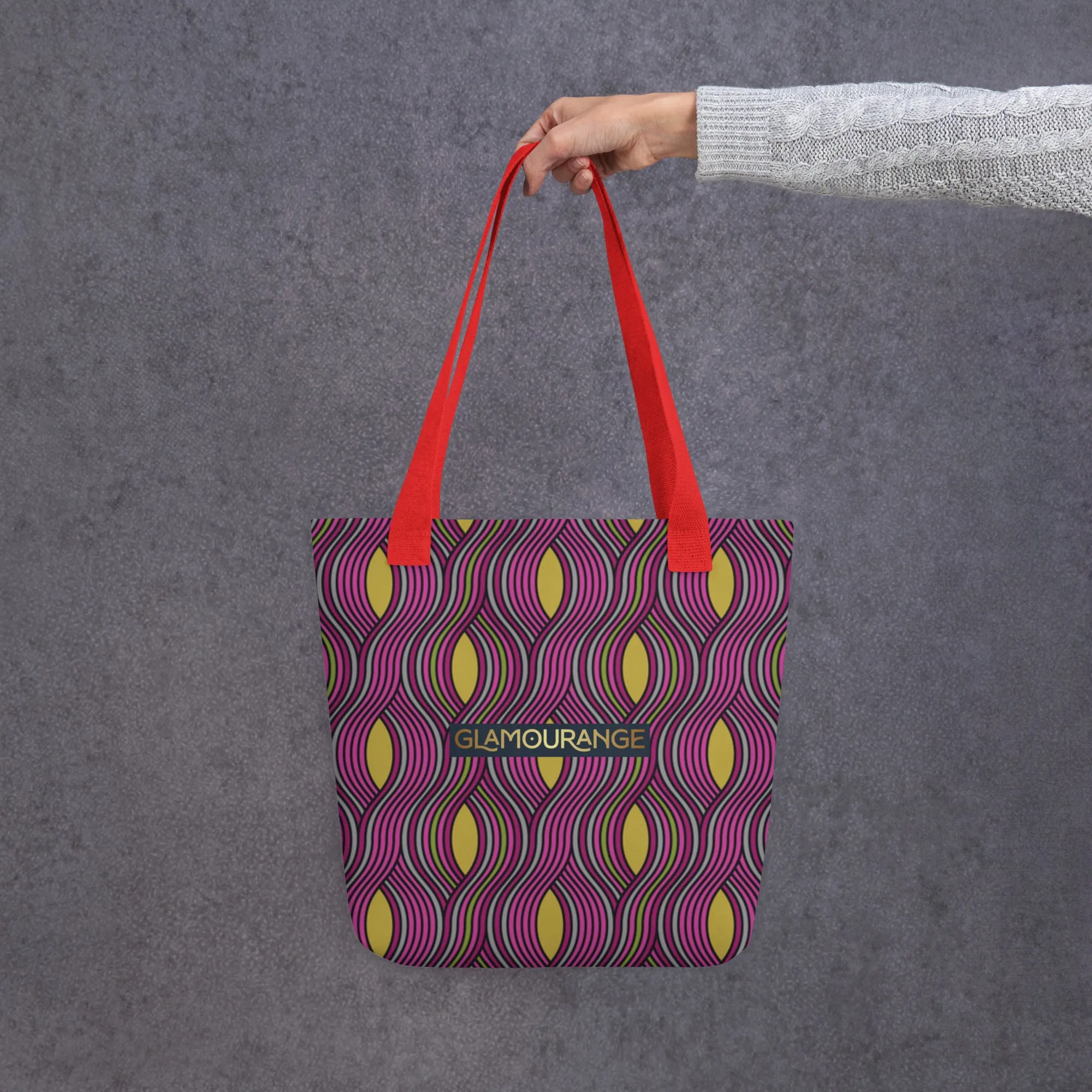 Tote Bag Women Designer (Stripe Bag Pattern 0015)