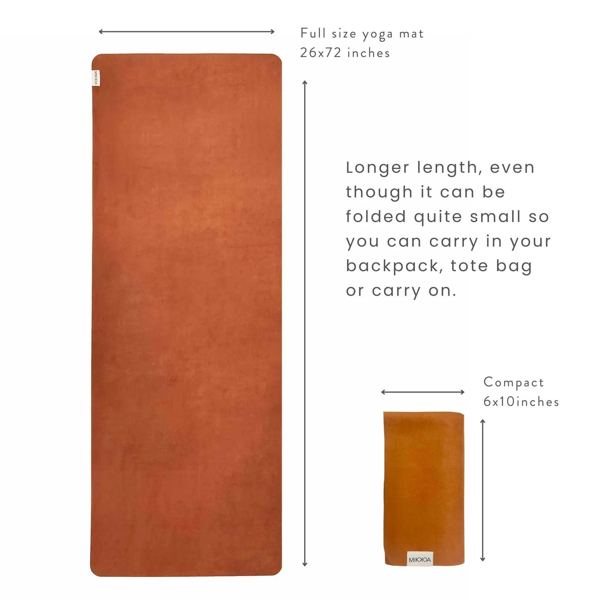 Travel Yoga Mat – GINGER